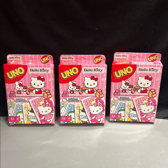 Hello Kitty UNO Card Game - Pink and White- NEW (price is for ONE) - Picture 1 of 6